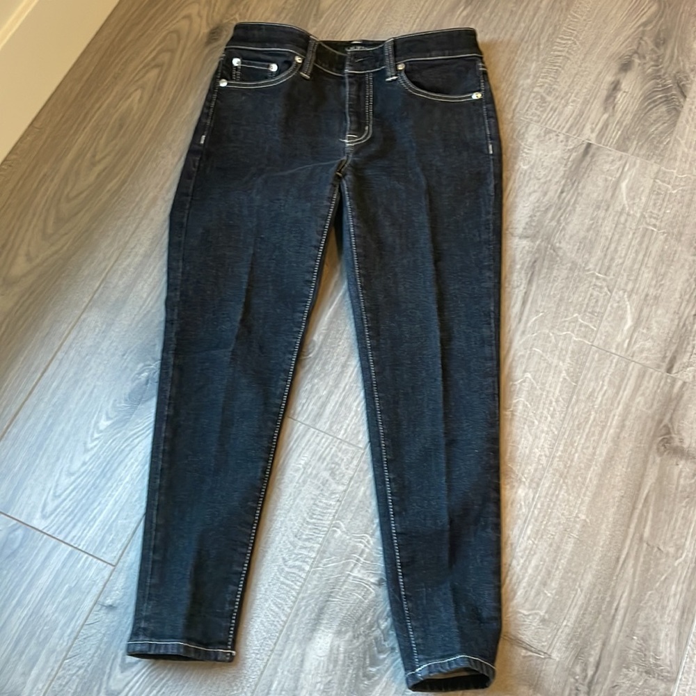 Ralph Lauren Black Rinse Skinny Ankle  Jeans